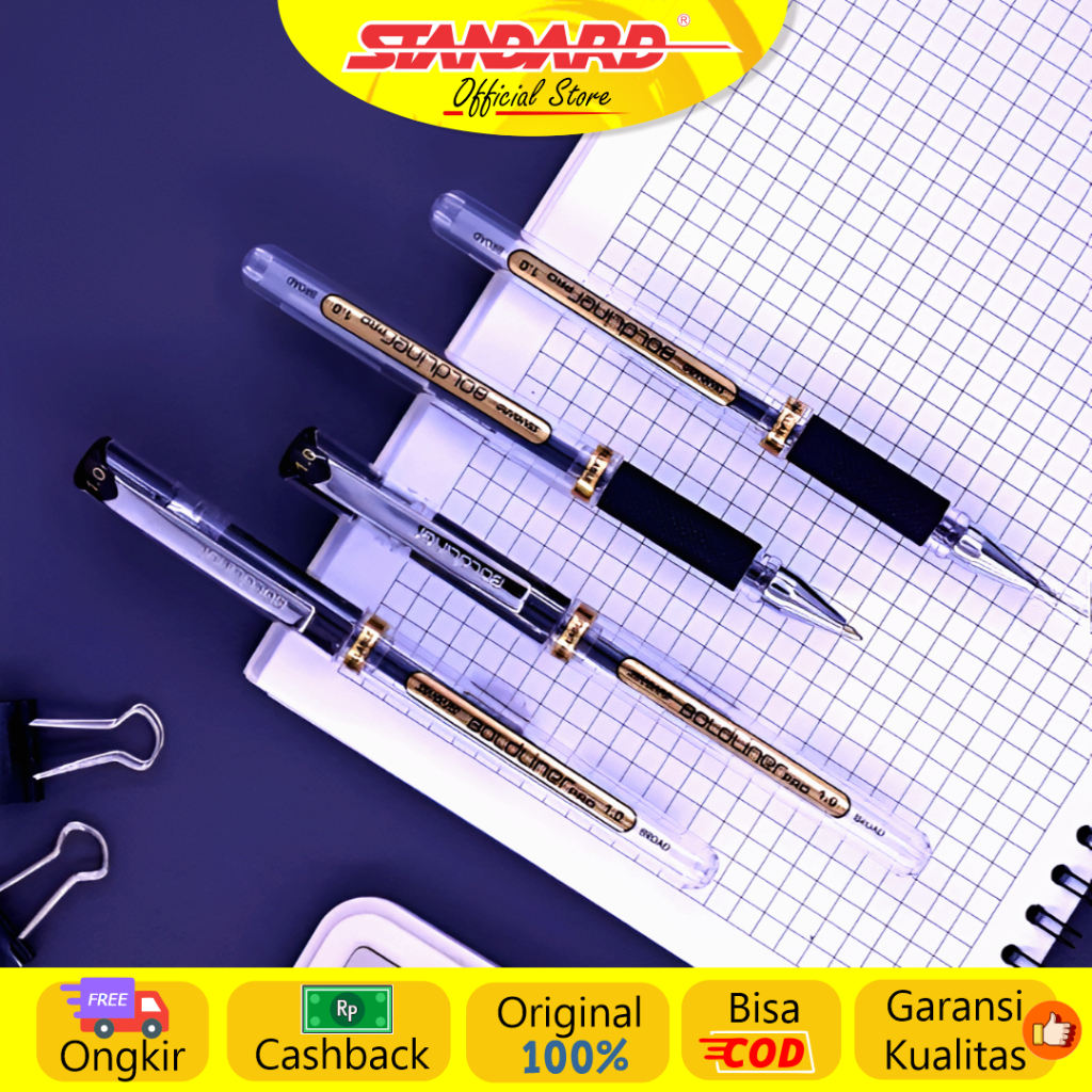 Standard - Pulpen Boldliner PRO  1.0 ( Alat Tulis / Pen / Ballpoint / Pena ) (3)