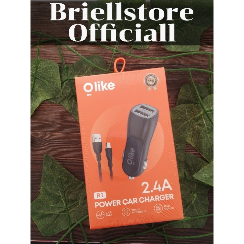Jual OLIKE Charger Mobil R1 2.4A USB ORIGINAL RESMI | Shopee Indonesia