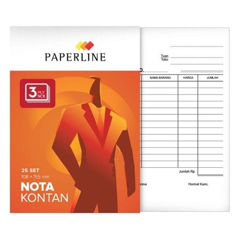 Jual Buku Nota Kontan NCR KECIL Paperline Rangkap 3 (3 Ply) | Shopee ...
