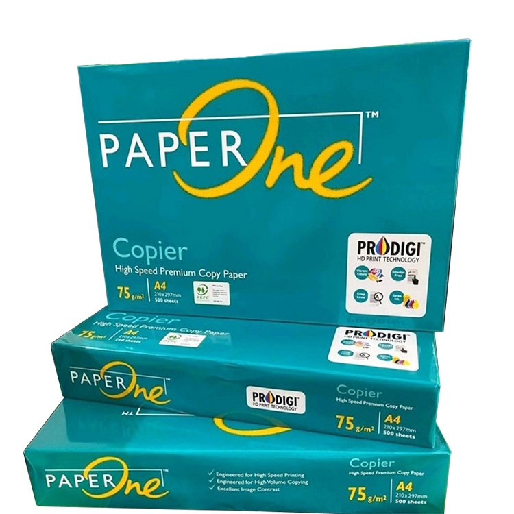 Jual Kertas HVS A4 & F4 75 Gram Paper One - 1 RIM 500 Lembar | Shopee ...