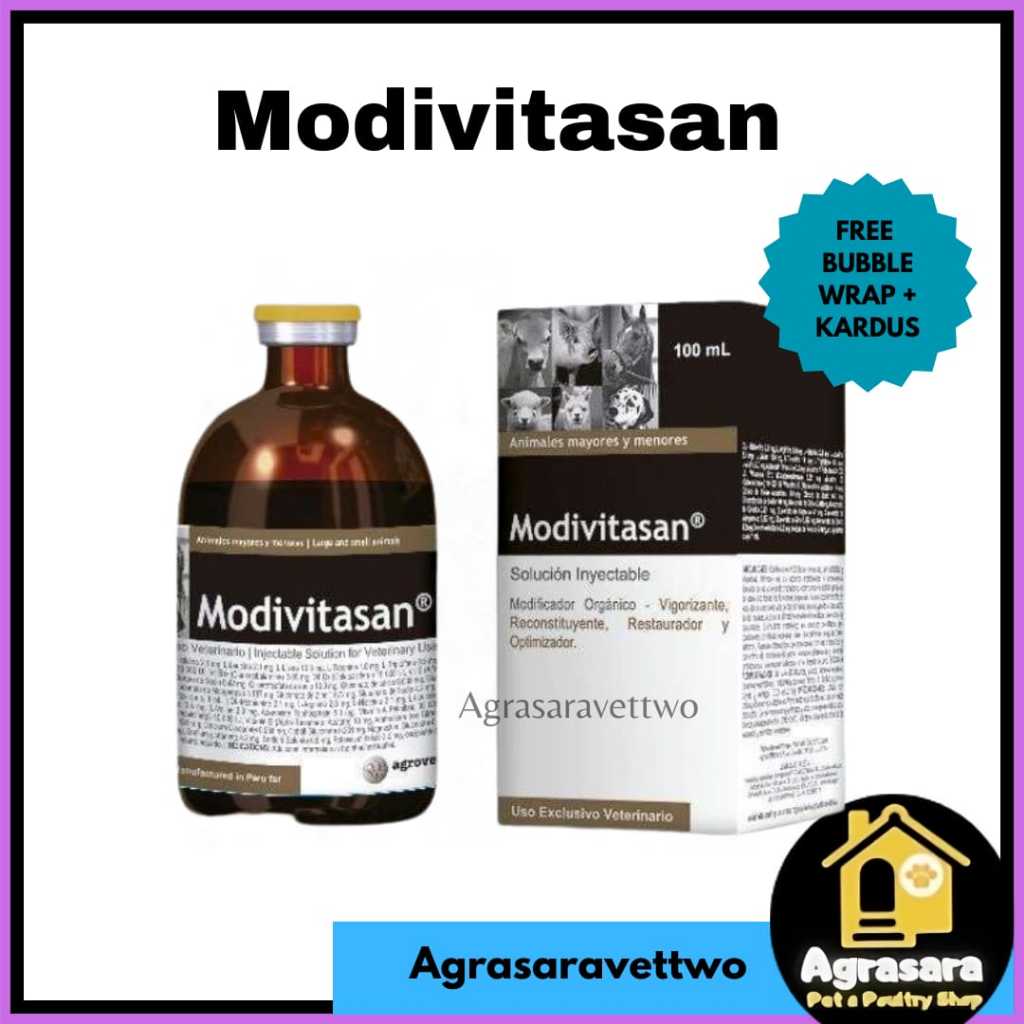 Jual MODIVITASAN 100 ml - Multivitamin, Asam Amino, ATP, Mineral untuk ...
