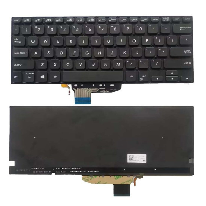Clavier AZERTY ASUS TP412 (HQ20720439000) Sans Rétro-éclairage - Occasion Fonctionnel