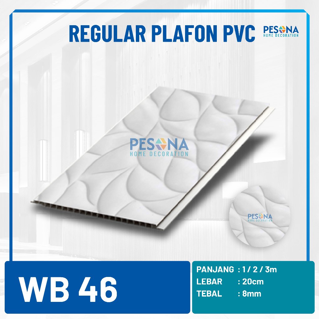 Jual plafon pvc REGULAR tipe WB 46 | Shopee Indonesia