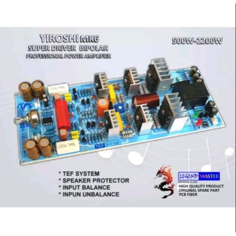 Jual MK6 LEGEND, SUPER DRIVER BIPOLAR PROFESSIONAL POWER AMPLIFIER
