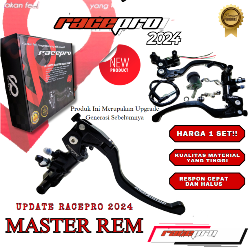 Jual MASTER REM RACEPRO V3 2024 HANDLE KANAN KIRI RACEPRO PEGANGAN REM ...