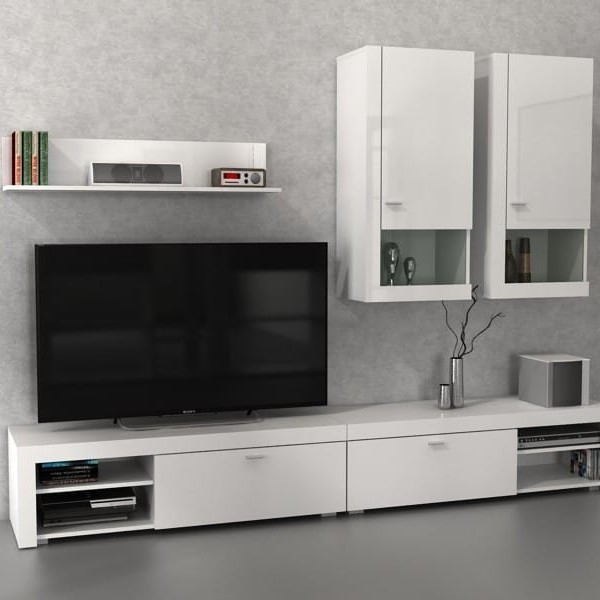 Jual Pro Design rak TV full white | Shopee Indonesia