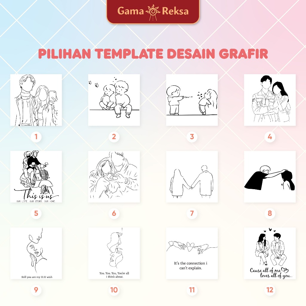 Jual Template Desain Tema Couple ( valentine ) Laser Grafir | Shopee ...