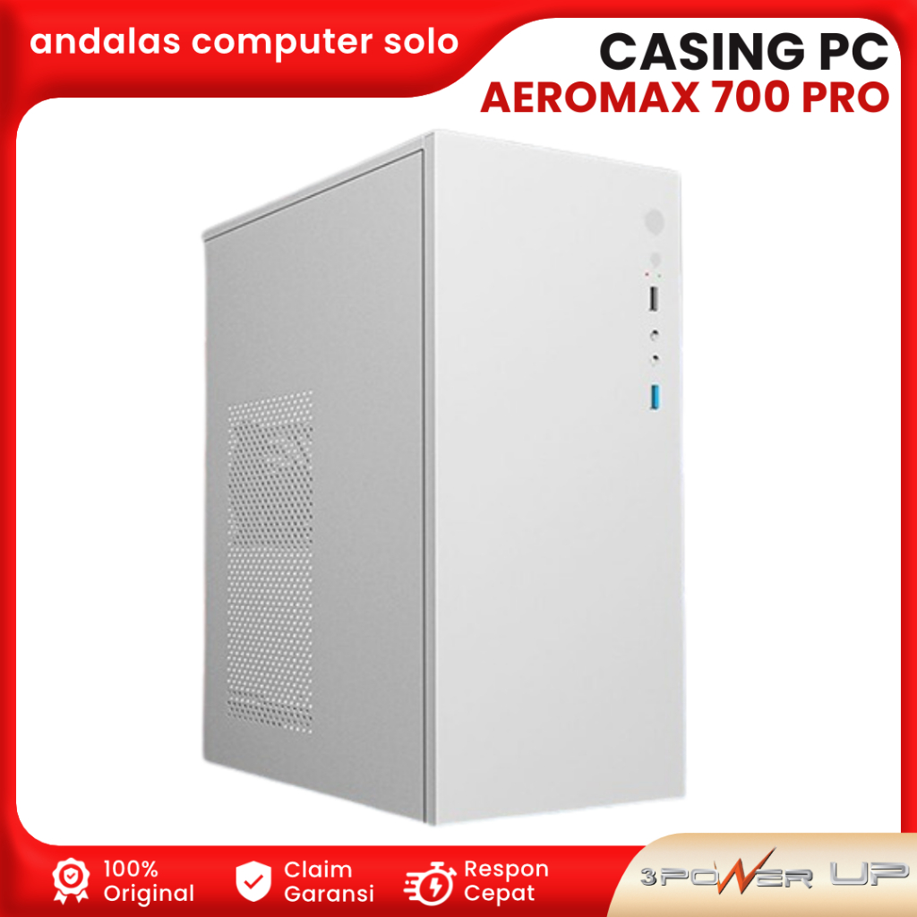 Jual CASING CASE PC OFFICE KOMPUTER KANTOR AEROMAX 700 PRO Micro ATX ...