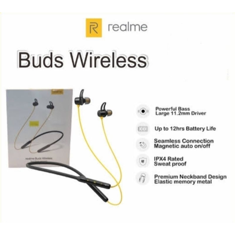 Neckband Realme Q Bluetooth Jual Realme Buds Q2 New True Wireless /Mi Buds  Tws Earphone