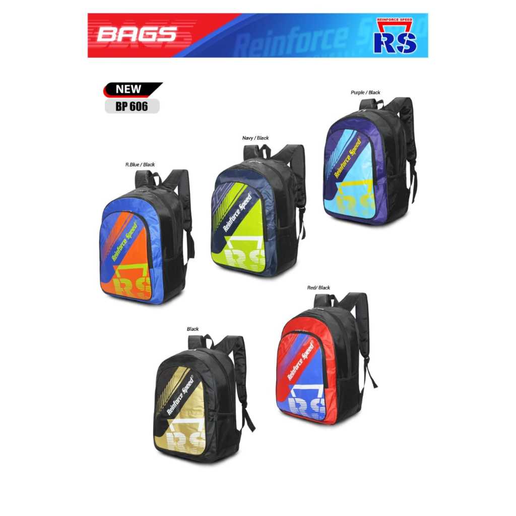 Jual Tas Badminton RANSEL RS BACKPACK BP606 BP607 BP697 BP 606 607 697 ...