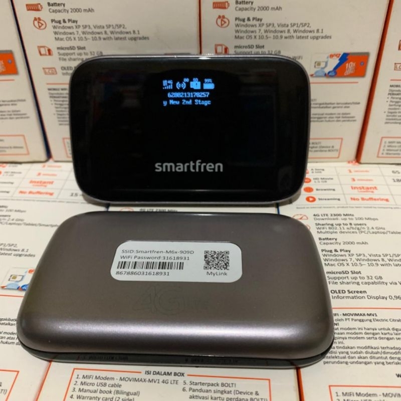 Jual Wifi Modem 4G Wifi Smartfren M6x M6 Suport Smarftren Unlimited 4G ...
