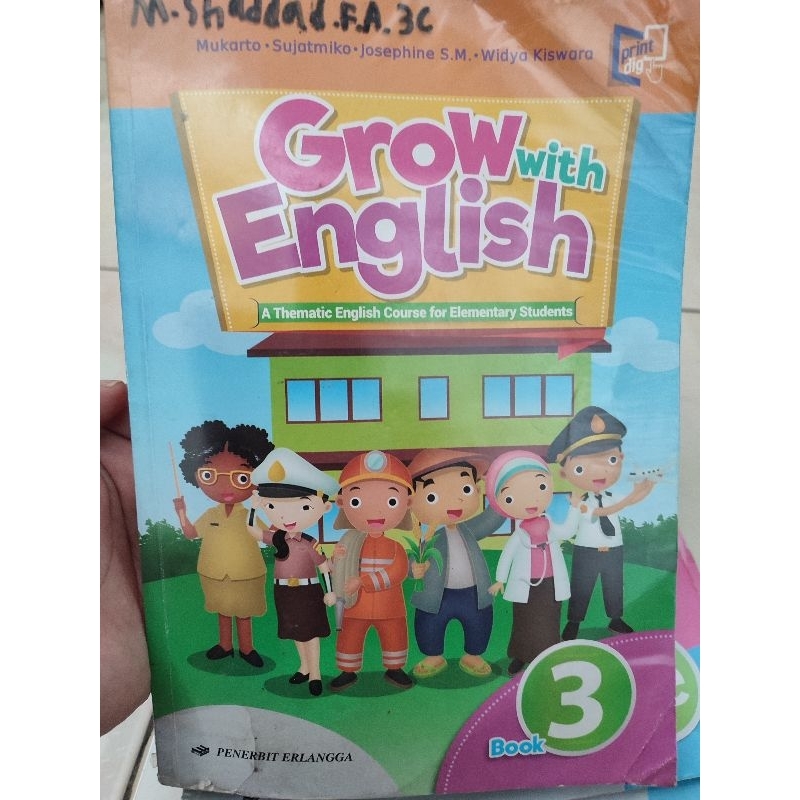 Jual Buku Bahasa Inggris Kelas 3 Erlangga Grow With English Preloved ...