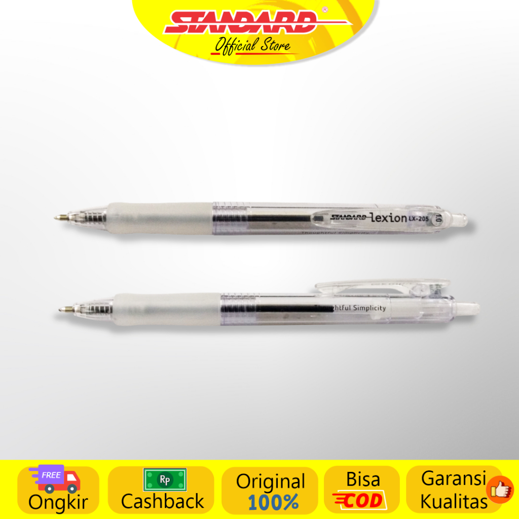 Standard - Pulpen Lexion 1.0 LX-205 ( Alat Tulis / Pen / Ballpoint / Pena ) (5)