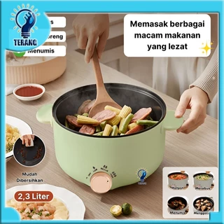 Panci Listrik Jumbo 2.3L Anti Lengket 3 Level