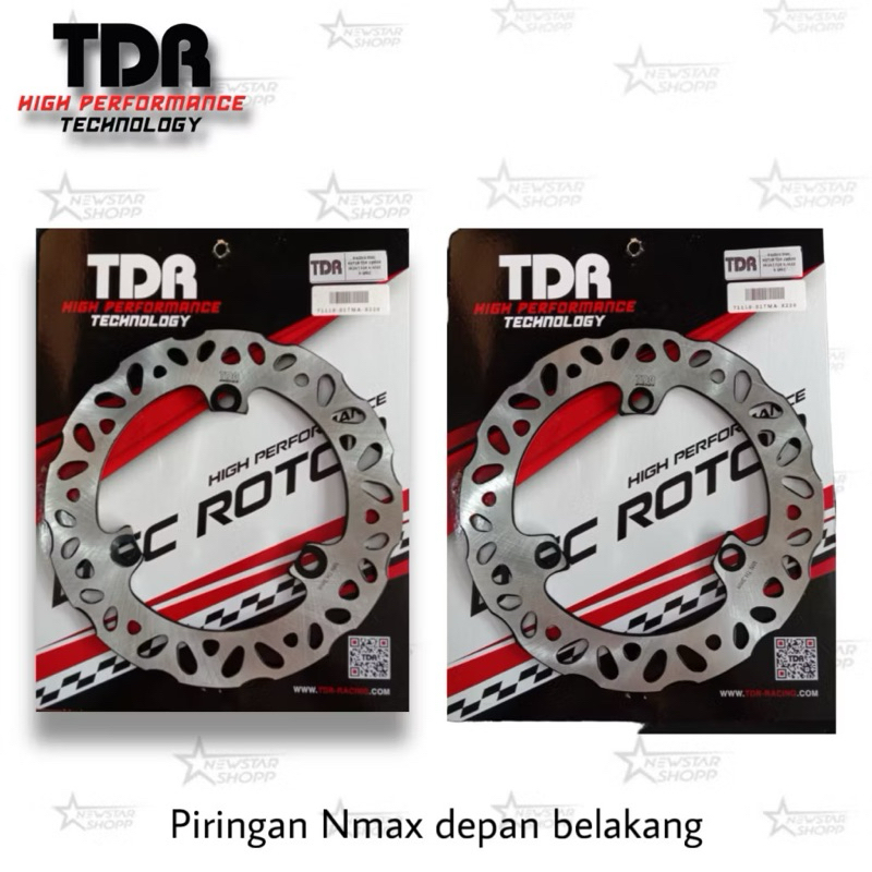Jual Discbrake Disc / Piringan Cakram TDR Racing Nmax New / Old Paketan ...