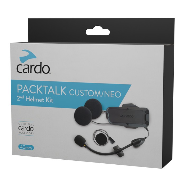 Jual DERIDE Interkom Motor Cardo Packtalk Custom/Neo 2nd Helmet Kit ...