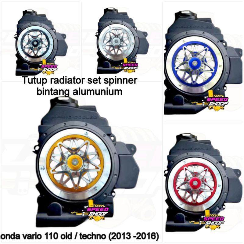 Jual Tutup cover radiator set spinner spiner bintang alumunium pnp ...