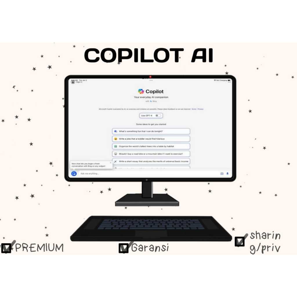 Jual MSC /\ Ms Copilot Ai Premium All Device 1 Tahun Proses Langsung ...