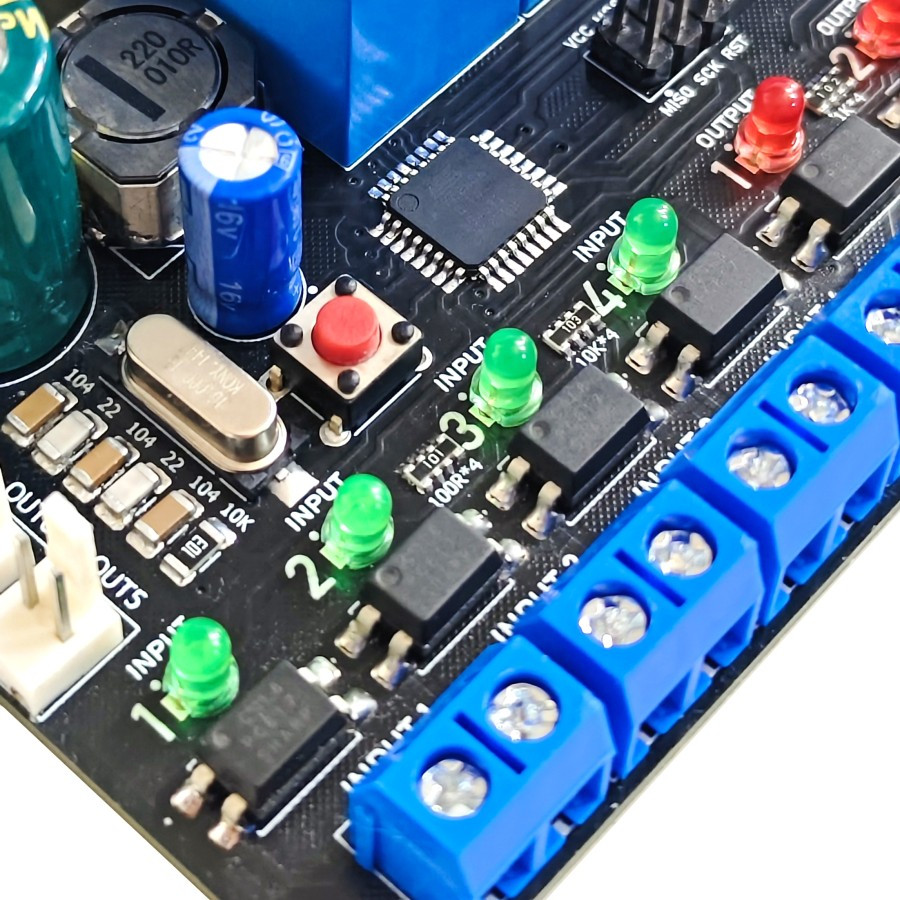 Jual PLCDuino Uno 4i4o Sistem Atmega328 Arduinoo Relay Control PLC ...