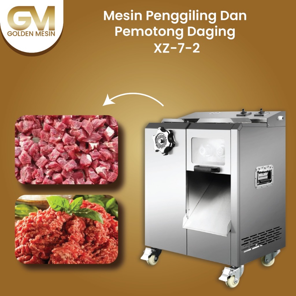 MESIN PENGILING DAN PEMOTONG DAGING DADU 2 IN 1 (sz-300)