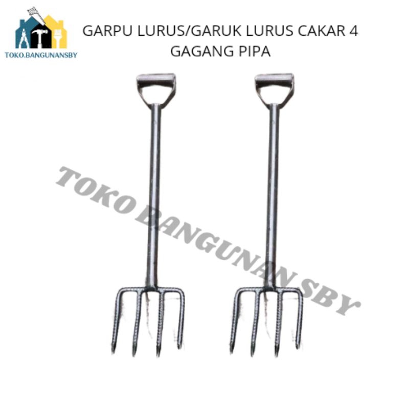 Jual GARUK TANAH/GARPU TANAH/GARPU LURUS/GARUK LURUS CAKAR 4 GAGANG ...