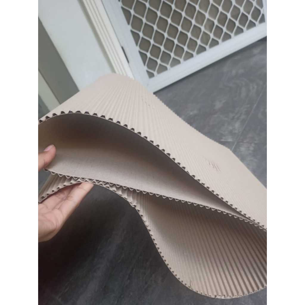 Jual Kardus Lembaran Packing 120 Cm / Single Face Roll / Corrugated ...
