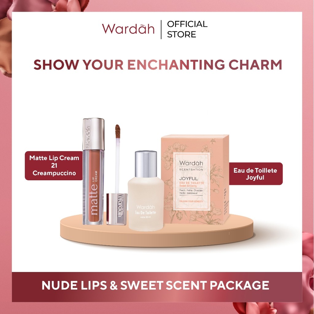 WARDAH EDT x Matte Lip Cream - Makeup