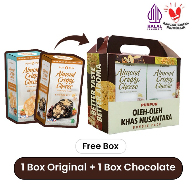Jual almond crispy gift box (new) | Shopee Indonesia