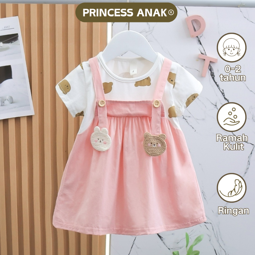 Jual [PRINCESS ANAK]1 Bulan - 2 Tahun Dress Anak Perempuan Import ...