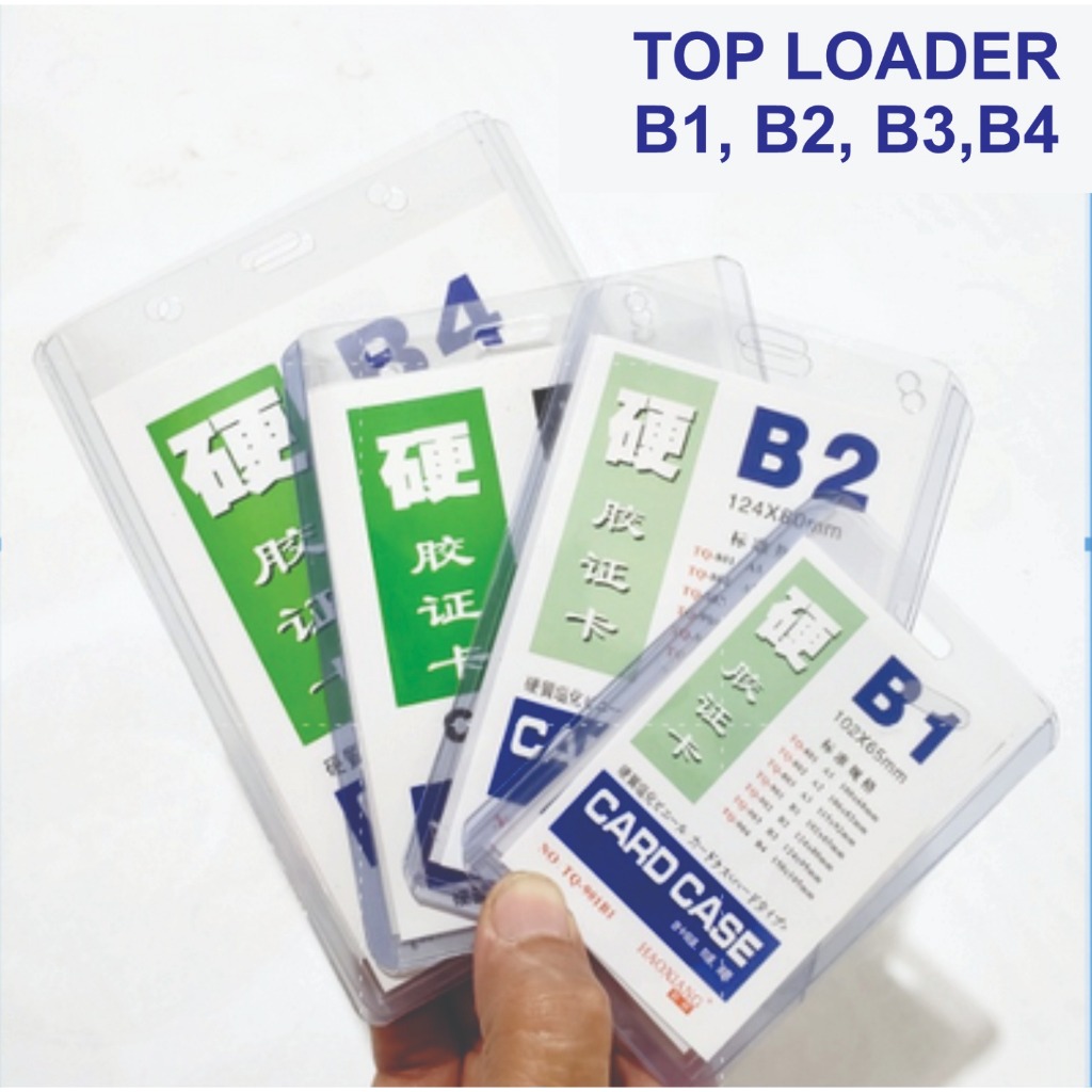 Jual TOP LOADER Toploader Photocard Top loader foto card nametag ID ...