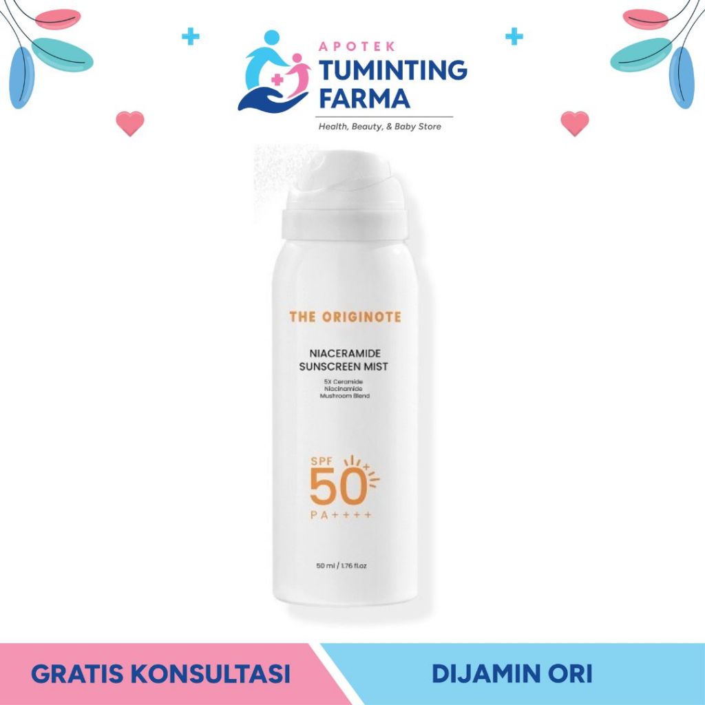 Jual The Originote Niaceramide Sunscreen Mist SPF 50 PA++++ - Sunscreen