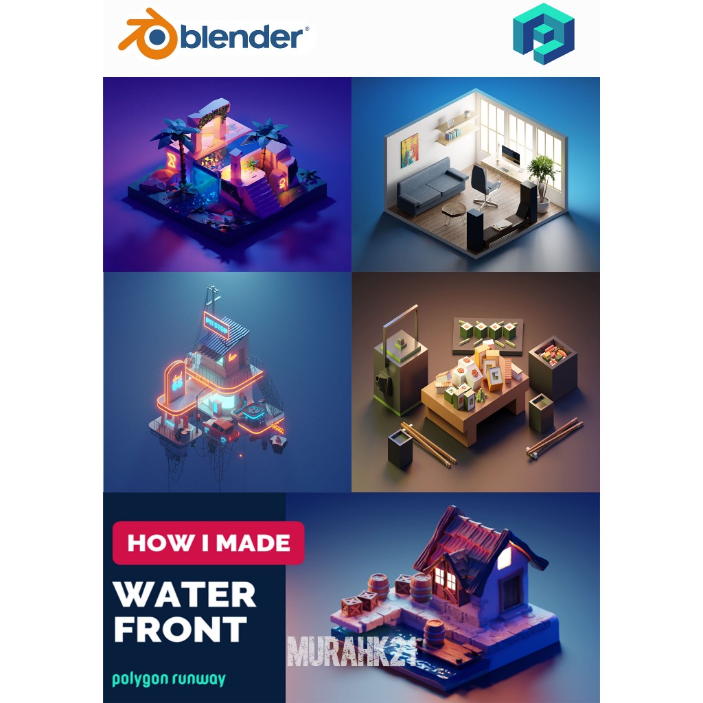 Jual [Polygon Runway] Become a 3D illustrator (2020) - Blender 3D ...