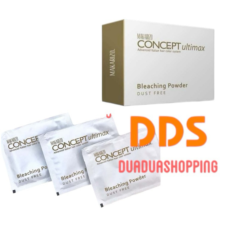 Jual Makarizo Bleaching Powder/pewarna rambut/color 15 ml Sachet ...