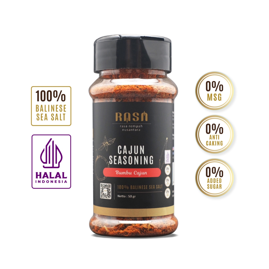 Jual RASA - Dry Rub - Cajun Seasoning / Bumbu Cajun - Bumbu Marinasi ...