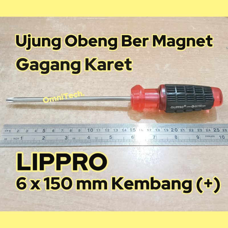 Jual Screwdriver Obeng Bunga Kembang Plus + Handle Gagang Karet Ujung ...