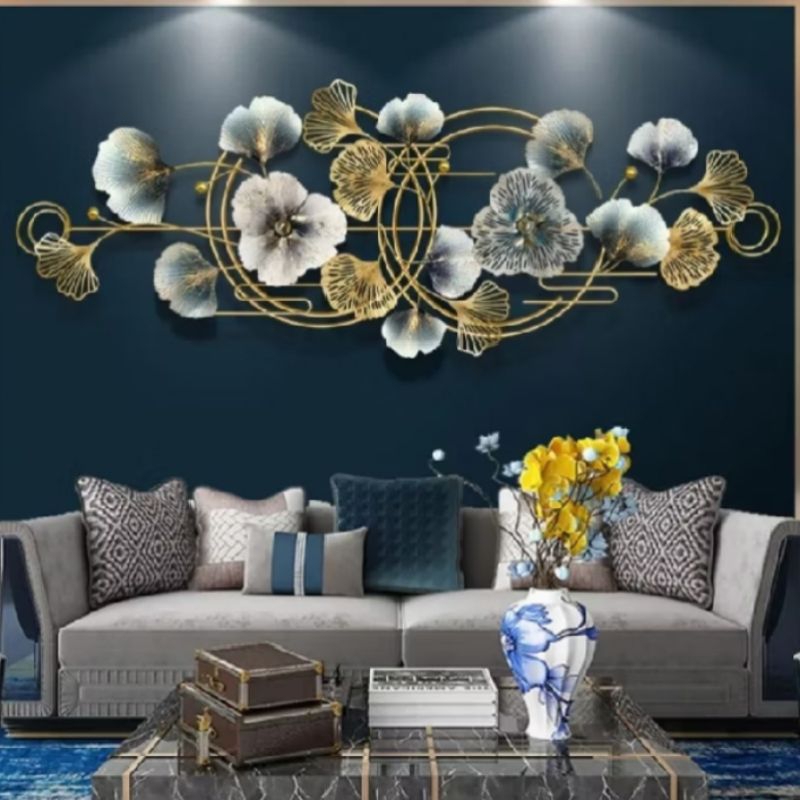 Jual TERBARU Hiasan Dinding Tembok Gantung Frame Metal Gold Mewah Bagus ...