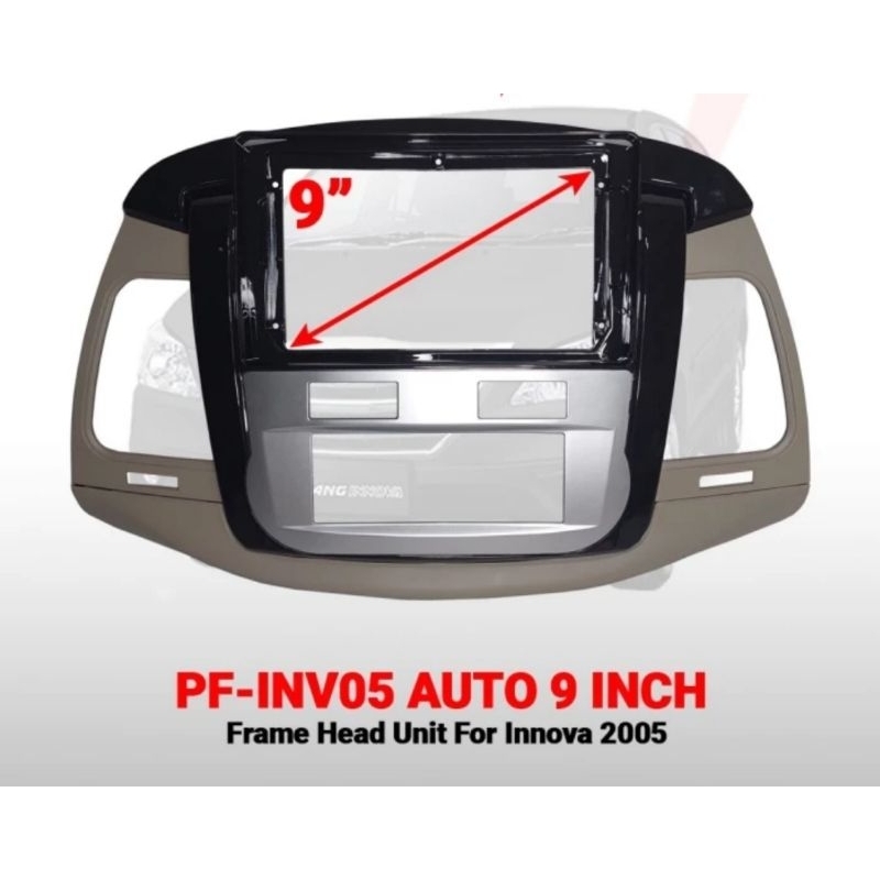 Jual Frame Headunit Android 9 Inch Mobil Innova 2005 - 2010 Type V ...