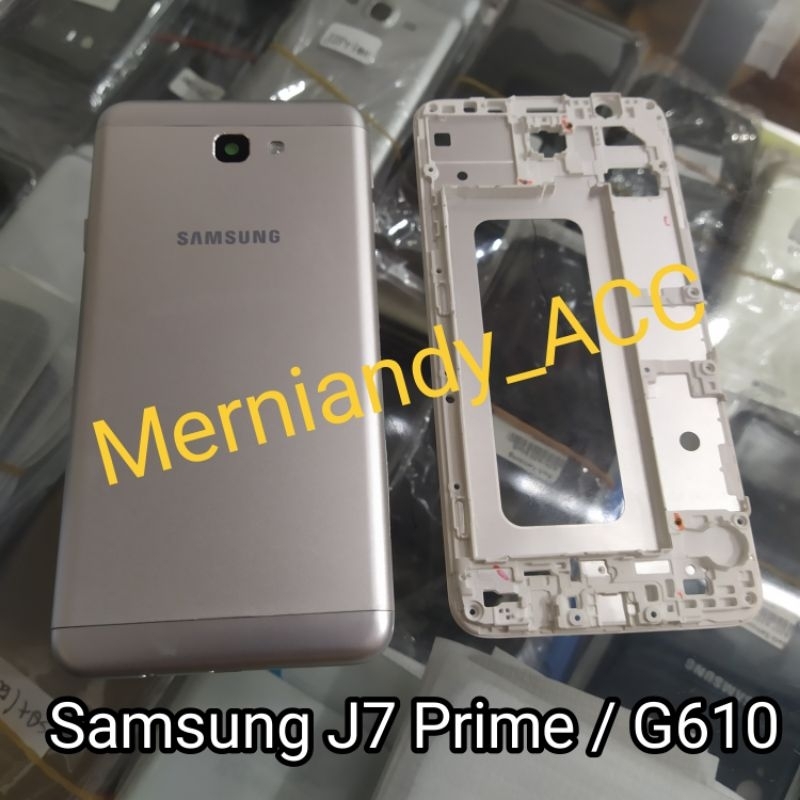 Jual Cessing hausing fullset frame lcd Samsung J7 Prime / G610 Backdor ...