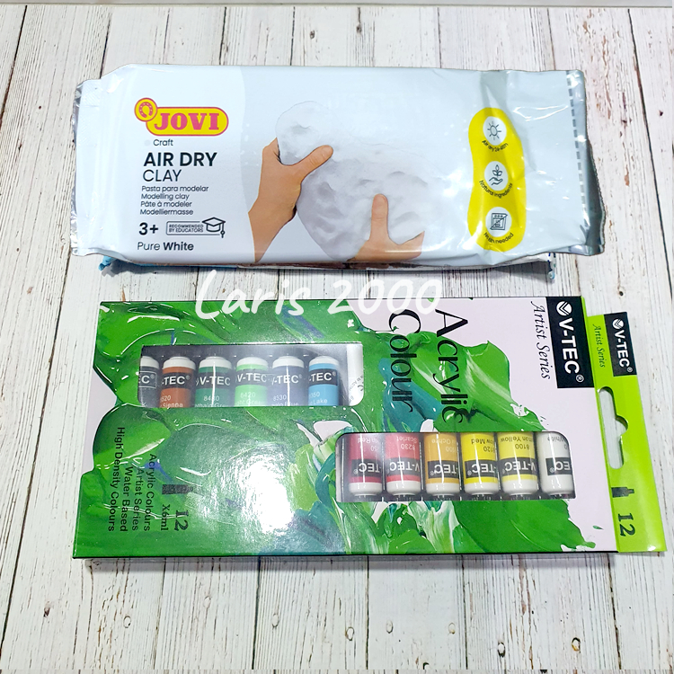 Jual Paket DAS / JOVI Clay Air Dry Modelling / Tanah Liat / Sculpting ...