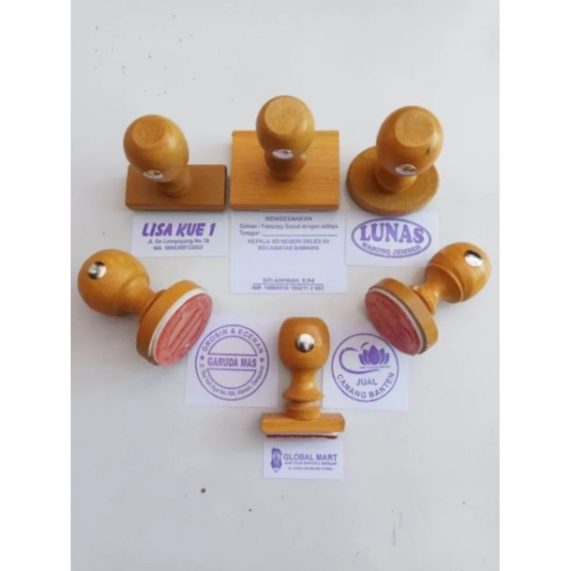 Jual stempel runaflex gagang kayu | Shopee Indonesia