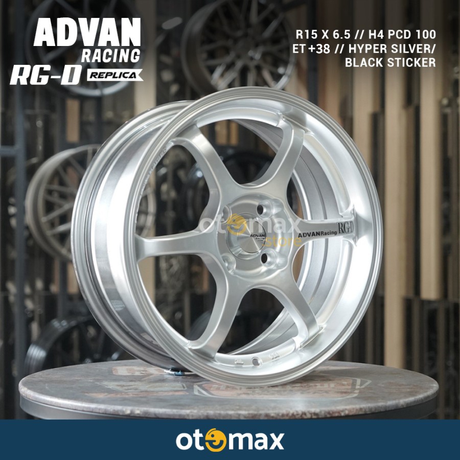 Jual Velg Mobil Advan Racing RG-D Ring 15 Hyper Silver ML | Shopee ...