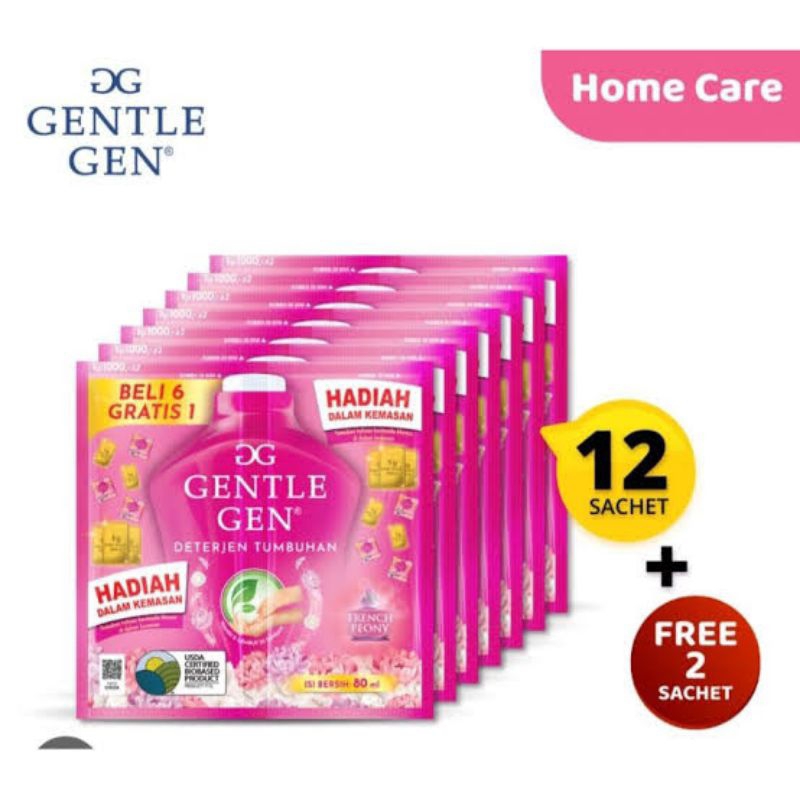 Jual Deterjen Gentle Gen Twinpack Sachet atau Renceng | Shopee Indonesia