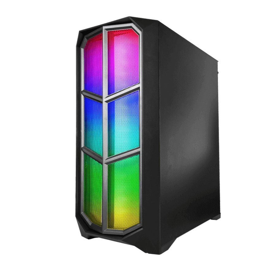 Jual CASING CUBE GAMING ALUNDRA (ATX, RGB FRONT PANEL) | Shopee Indonesia