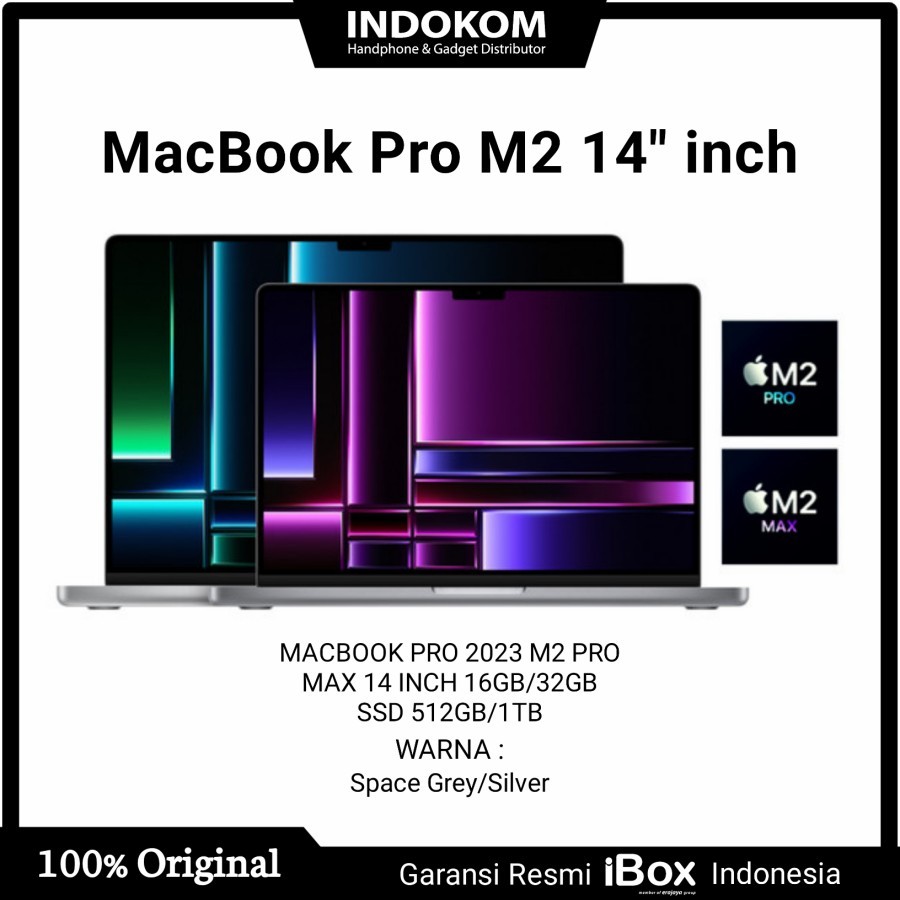 Jual MacBook Pro 14" 2023 M2 Pro Max 32/1TB Garansi Resmi | Shopee