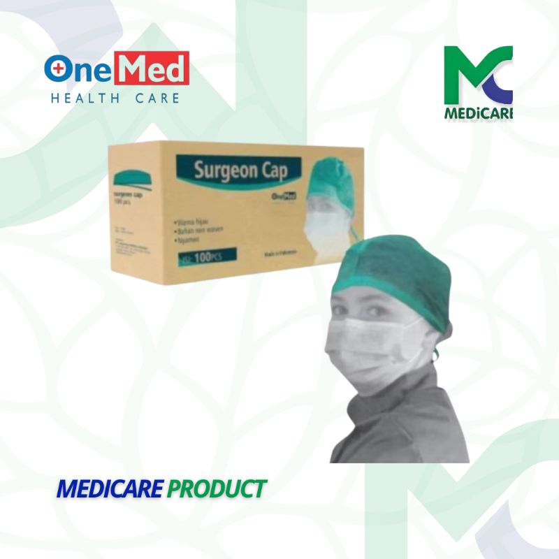 Jual Surgeon Cap Dokter Onemed Topi Operasi Isi 8 Pcs | Shopee Indonesia