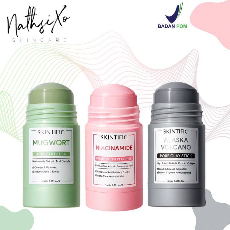 Jual Skintific Niacinamide Bright Boost, Acne Mugwort & Alaska Volcano ...