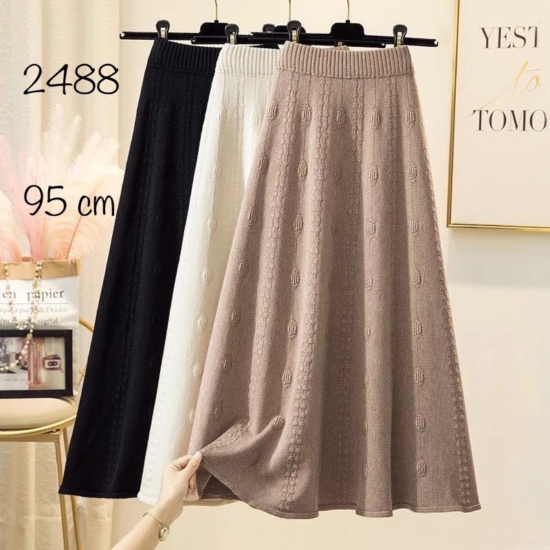Jual Rok Rajut Panjang, Premium, Import, Panjang 95 cm, Bahan Halus ...