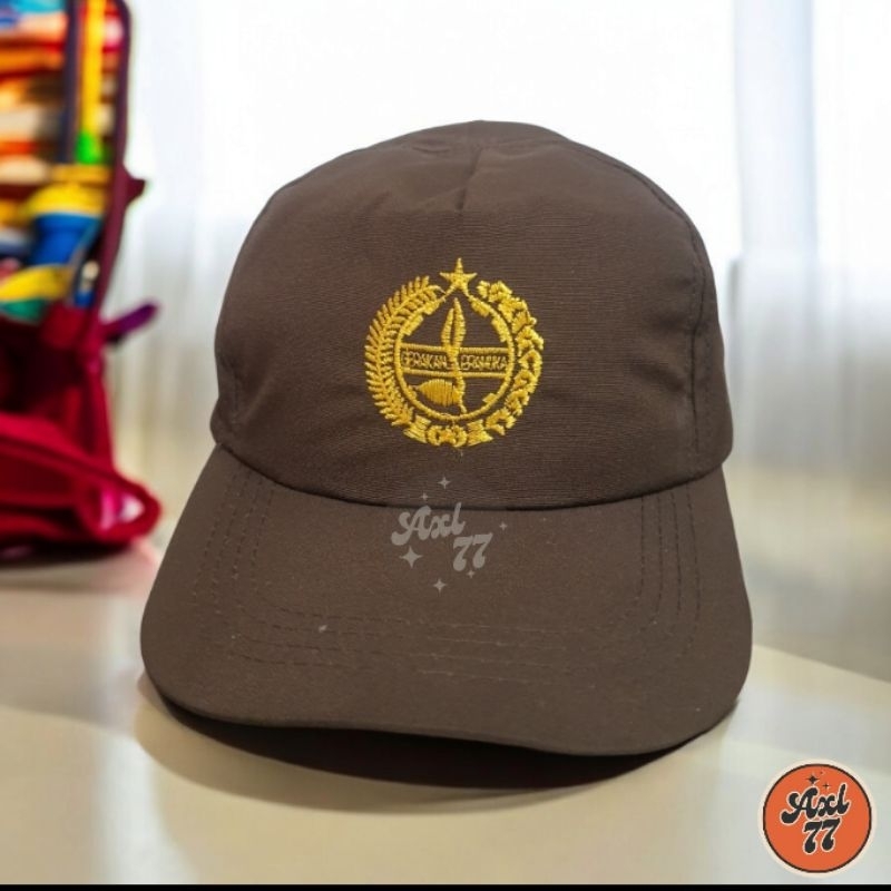 Jual TOPI PRAMUKA PENGGALANG KITRI SD BORDIR REL BAHAN FAMATEX | Shopee ...
