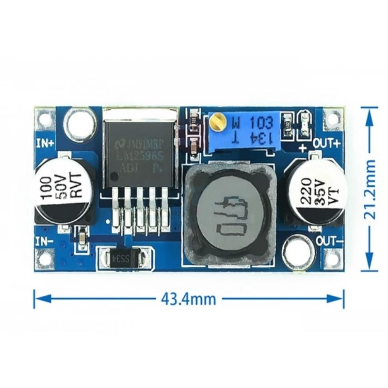 Jual LM2596 Adjustable Step Down Module DC-DC | Shopee Indonesia