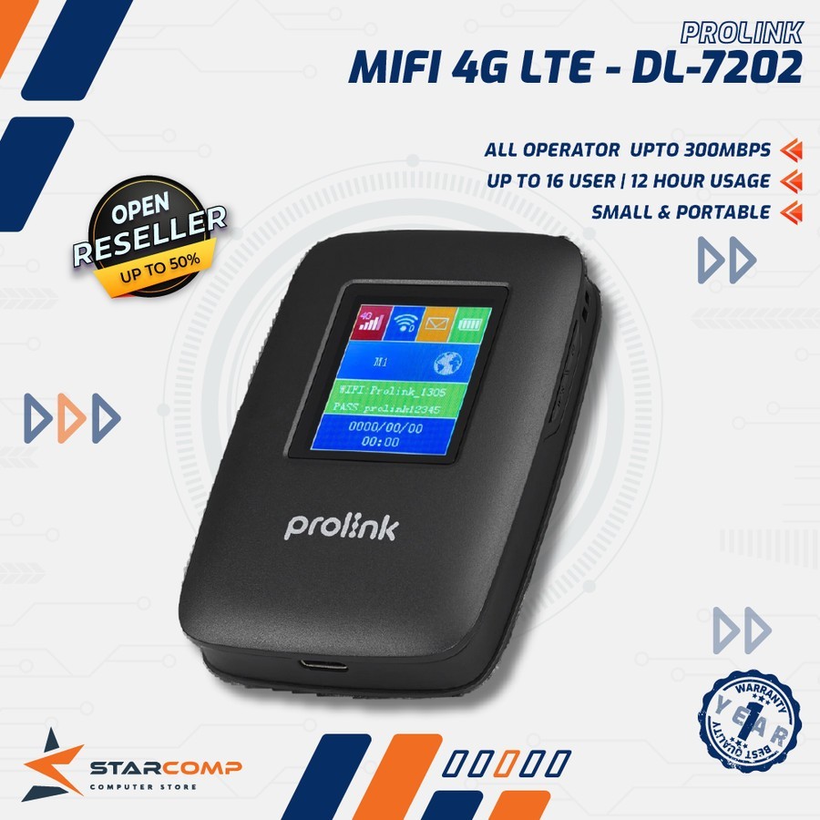 Jual Modem Prolink DL-7202 4G LTE Mobile Wi-Fi N300 | Shopee Indonesia